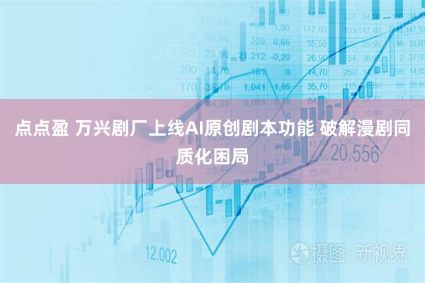点点盈 万兴剧厂上线AI原创剧本功能 破解漫剧同质化困局