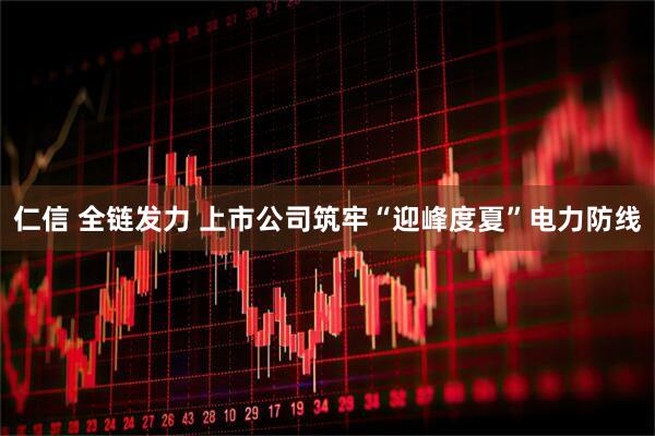 仁信 全链发力 上市公司筑牢“迎峰度夏”电力防线